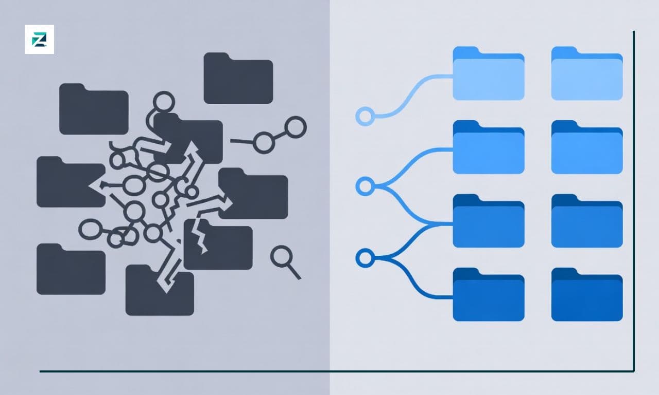 Chaotic vs organized data structure