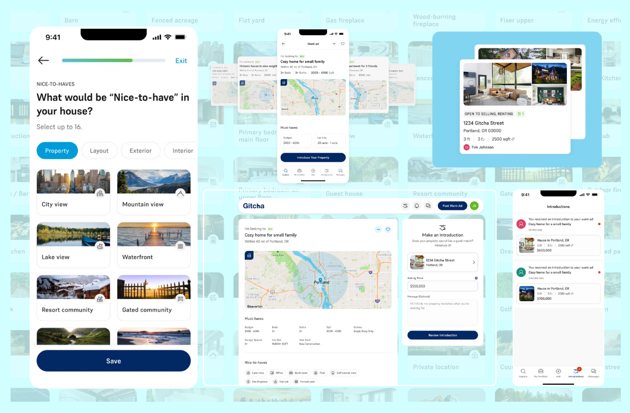Gitcha – Demand-Based Real Estate Marketplace